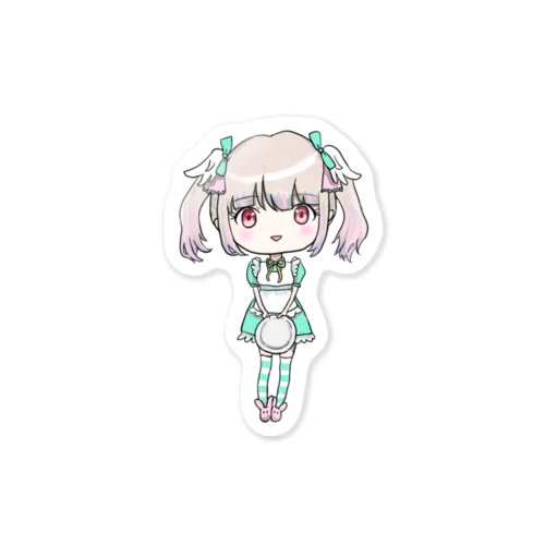 よめるやちゃんメイドver. Sticker