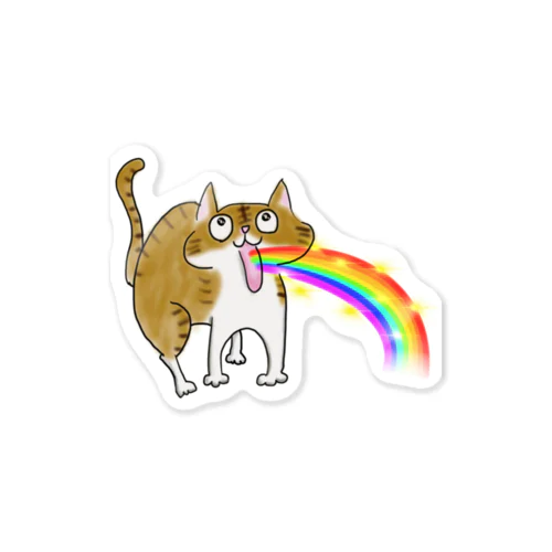 マーライオン猫 Sticker