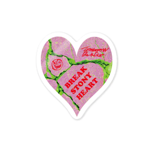 BREAK STORNY HEART Sticker