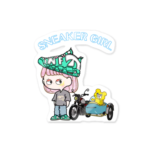 SNEAKER  GIRL Sticker