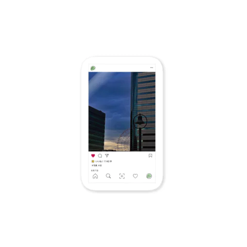 インスタ風ステッカー ステッカー