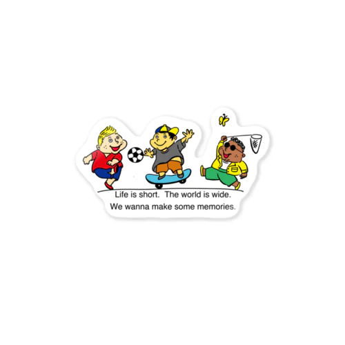 3人 Sticker