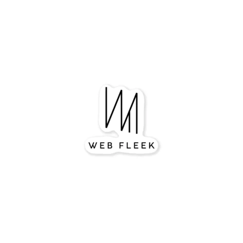 WEB FLEEK ロゴ Sticker