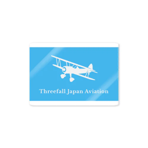 【Threefall Japan Aviation 】公式ロゴグッズ ステッカー ステッカー