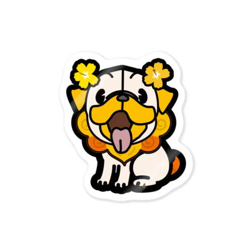 シーサー風パグ② Sticker