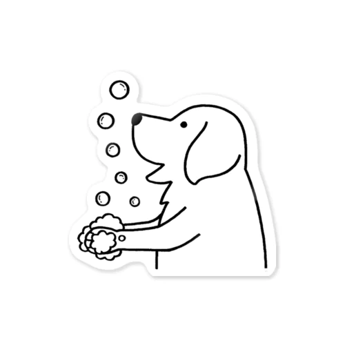 wash hands Sticker