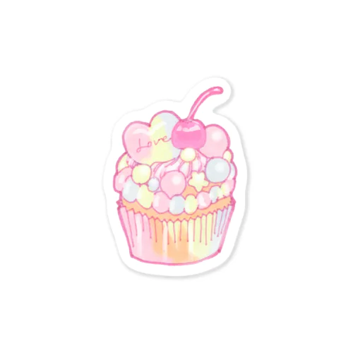 fuwa fuwa♡cupcake ステッカー Sticker