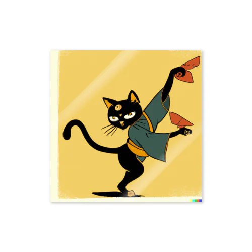 猫忍者 Sticker