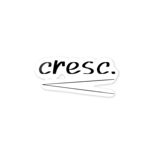 crescendo ステッカー