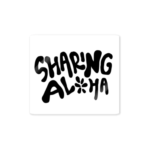 #1 sharing aloha ステッカー