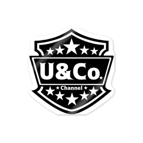 U&Co.channelロゴ ステッカー