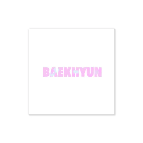 EXO BAEKHYUN ステッカー