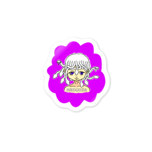 めでゅ〜さ Sticker