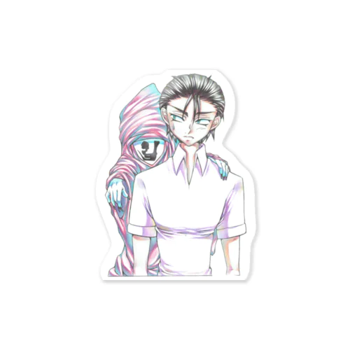 椎名君の彼女（仮）＊椎名君&ミロクver１ Sticker