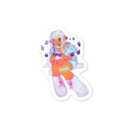 Aquamarine Sticker