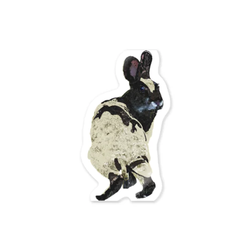 Rabbit Heart Mother Sticker