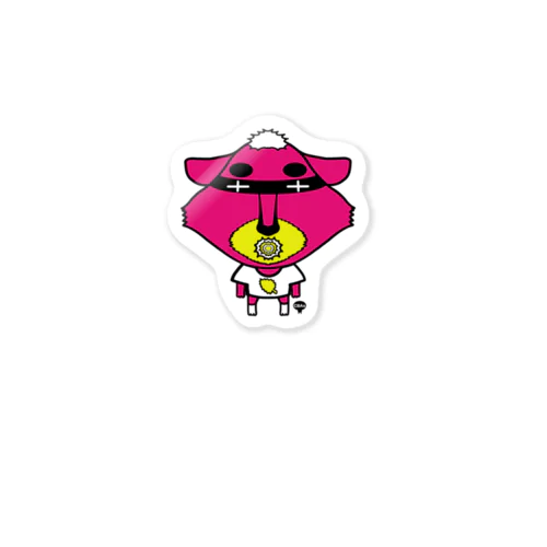 CBAsのピンクのハイエナ Sticker