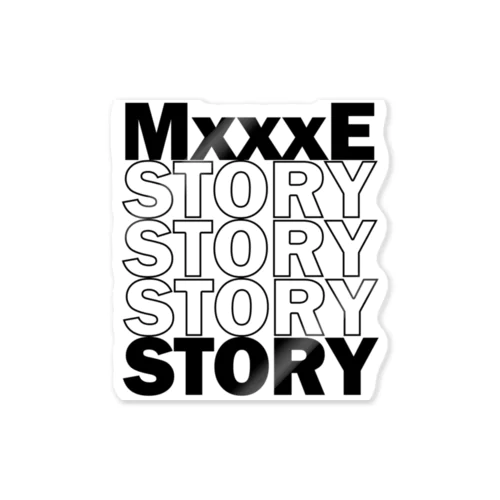 MxxxE-logo Sticker