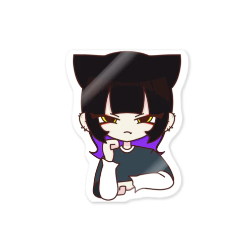 退屈そうないかみみちゃん Sticker