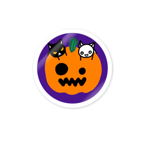 Halloweenにゃーたちゃん Sticker