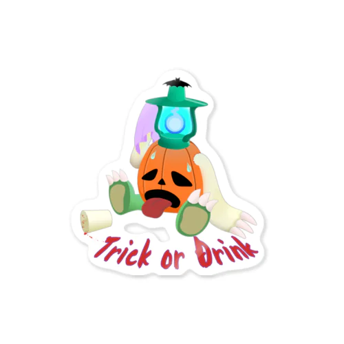 Trick or Drink ~ジャック•オ•ランタン~ Sticker