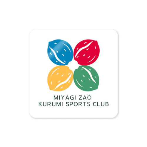 宮城蔵王くるみスポーツクラブ公式アイテム Sticker
