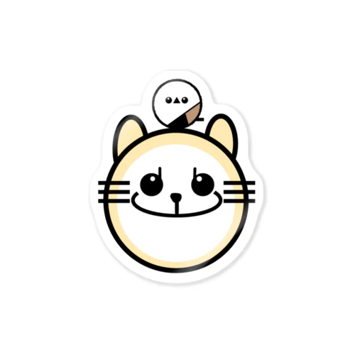 シマエナガのお友達エゾクロテン Sticker