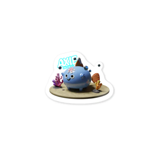 【非公式】axie infinity aqua 스티커