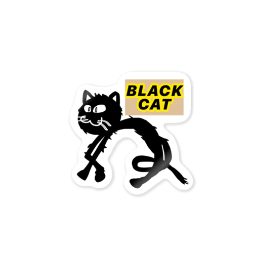  BLACK  CAT ステッカー