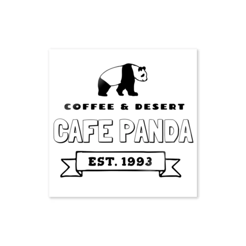 CAFE  PANDA ステッカー