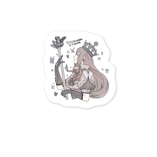 黒の女王オトハ Sticker