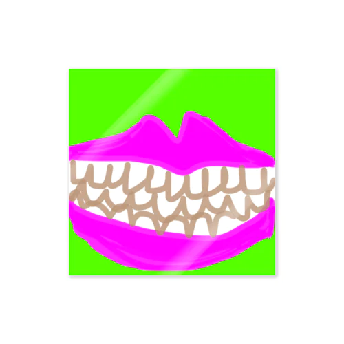 Have a lot of teeth Sticker