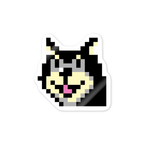 しばいぬ(こてつ)・おえかきランドにて Sticker