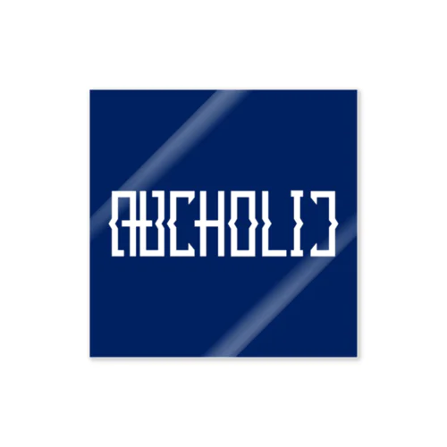 ARCHOLIC スクエア紺 Sticker