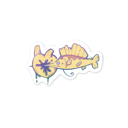 ハートぶっ刺し♡カジキくん Sticker