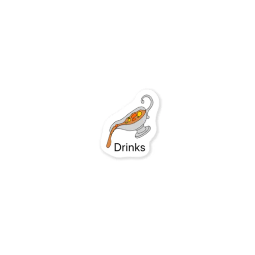 Curry is drinks Sticker