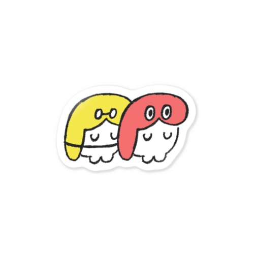 マグロちゃんとタマゴちゃん Sticker