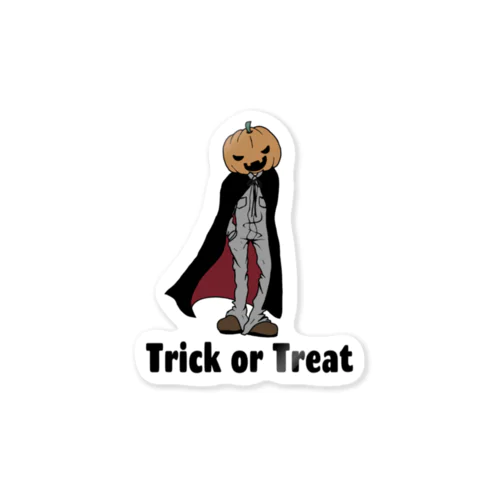 Trick or Treat Sticker