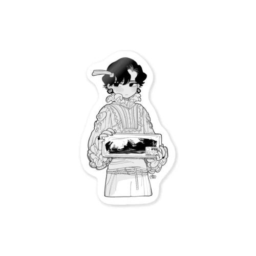 虚無肉宣伝　2023年美少年展 Sticker