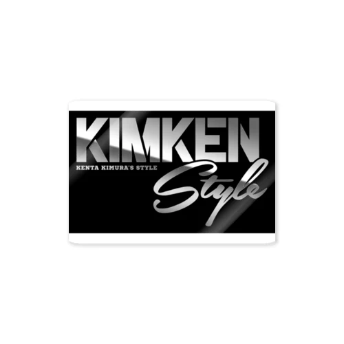 KIMKEN Styleロゴ BLACK ステッカー