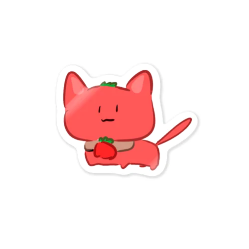 トマト猫のとまねこ Sticker