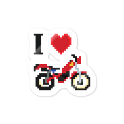 I♡ツインショックトライアル（50cc） Sticker