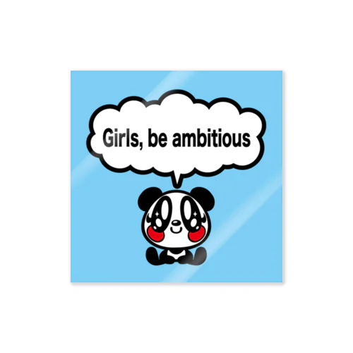 LOVERS HOUSE Girls, be ambitious Sticker