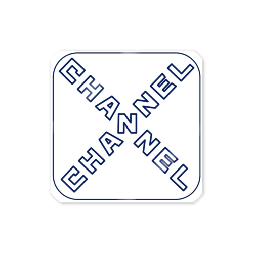 🆃 チャンネル×２  非公認 (2022a) Sticker