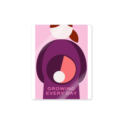 GROWING EVERYDAY Sticker