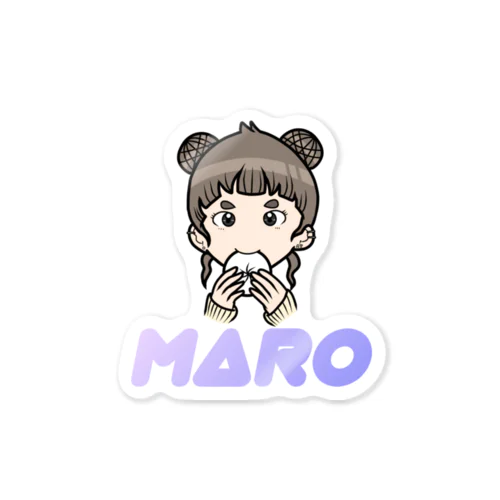 食いしん坊マロちゃん Sticker