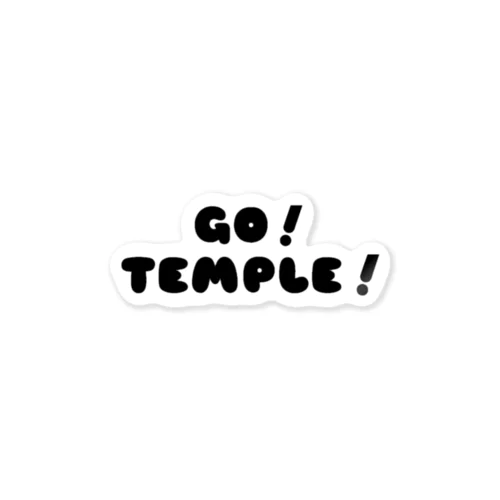 GO!TEMPLE! Sticker