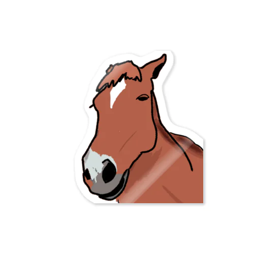 眠たそうなお馬さん Sticker