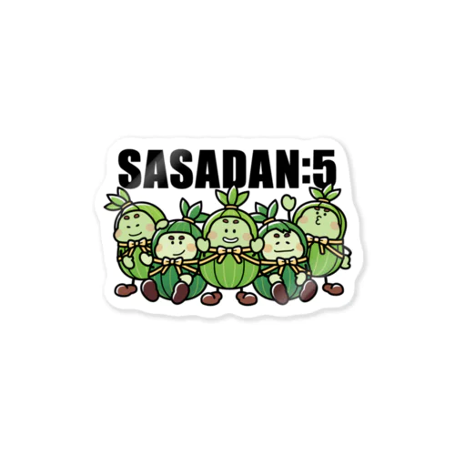 SASADAN:5（笹団子） ステッカー