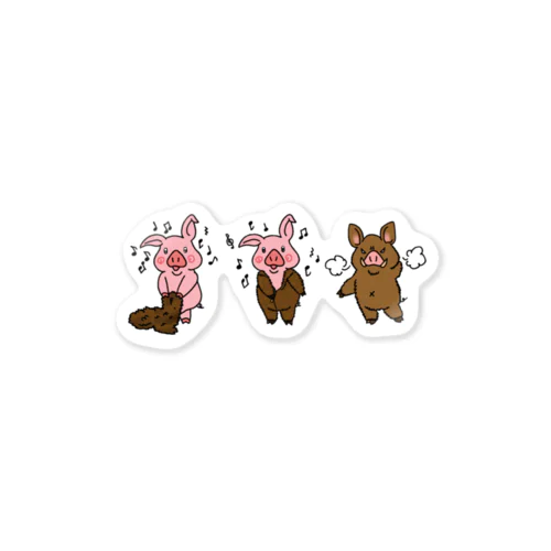 変身！動く生ハム Sticker